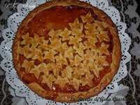 Crostata con confettura di albicocche