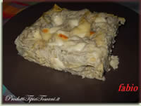 Lasagne con crema di melanzane e ricotta