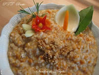 Risotto alla zucca con speck, crescenza e noci
