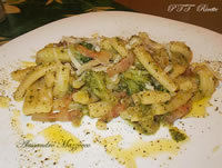 Strozzapreti con broccoli siciliani e guanciale di Amatrice