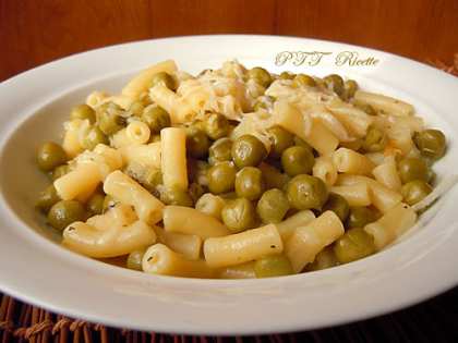 Pasta e piselli veloce